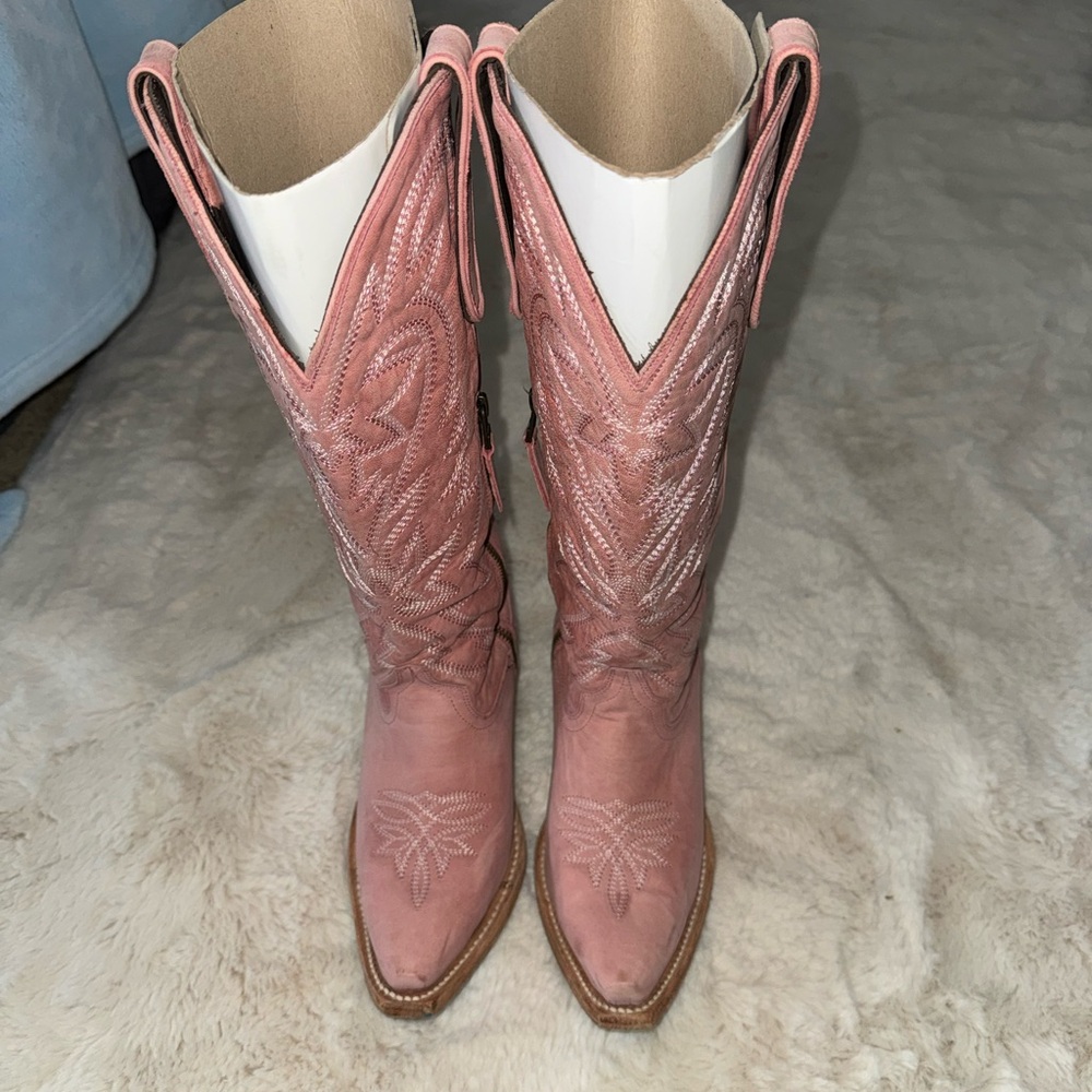 Lane Boots “Smokeshow” western cowboy boots 💕PINK💕 - Picture 3 of 10